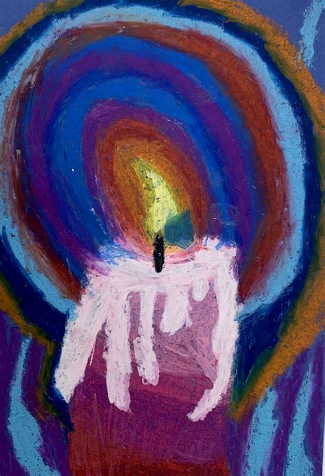 Oil Pastel Candle Art Lesson That Art Teacher