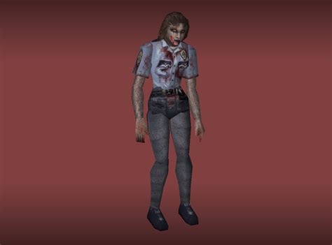 Zombie Police Woman Image Resident Evil Prototype Redux Mod For