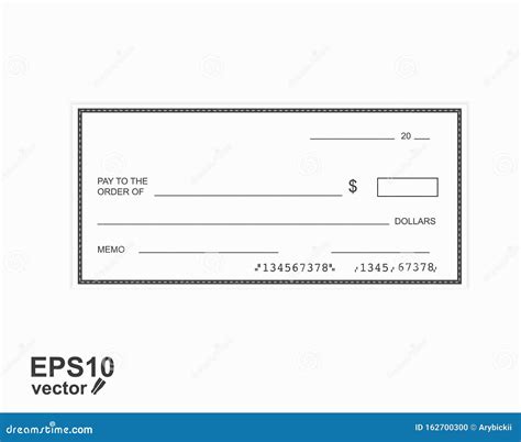 Plantilla De Cheque En Blanco Pdf