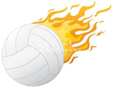 Volleyball On Fire