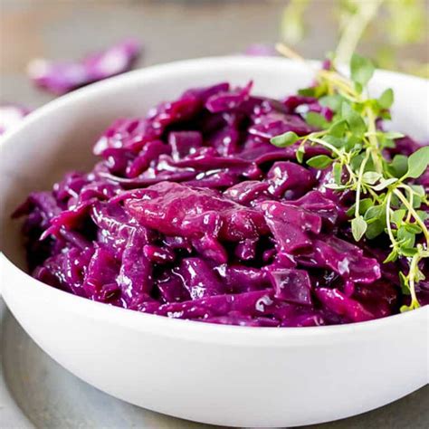 Braised Red Cabbage Veggie Desserts