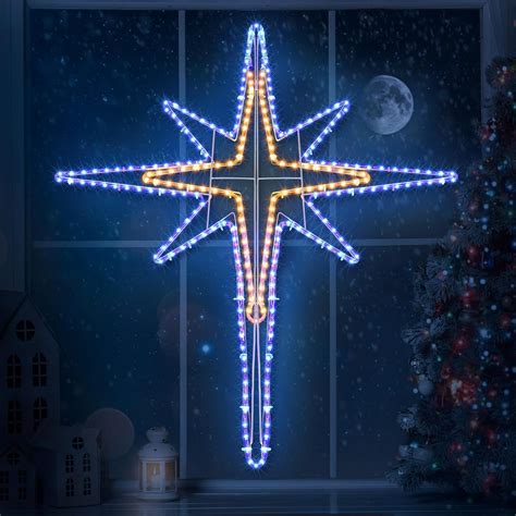 Amazon Wettal Christmas Star Of Bethlehem LED Star Hanging Lights