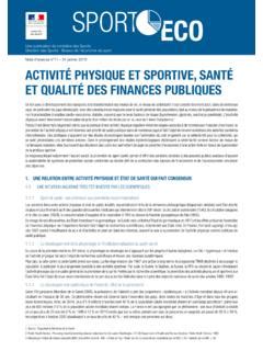 Une publication du ministère des Sports Direction une publication