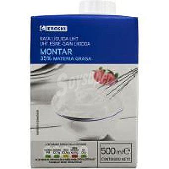 Eroski Nata Para Montar Brik 500 Ml