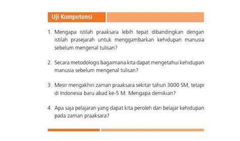 Kunci Jawaban Sejarah Indonesia Kelas Halaman Pembahasan Soal Masa