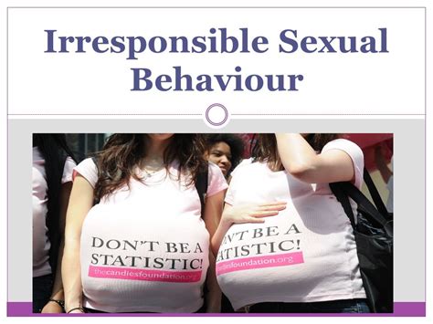 Irresponsible Sexual Behaviour Learning Outcomes At The End Of The