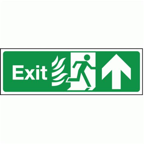 Fire Exit Right Ahead Sign