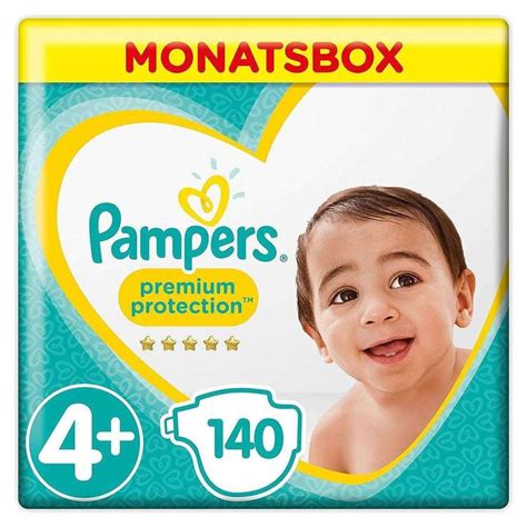 Pampers Premium Protection Windeln Gr 4 Maxi Plus 10 15 Kg Monatsbox