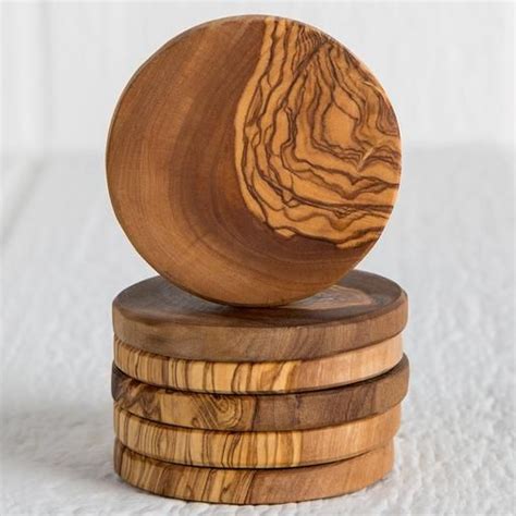 Coasters Olive Wood Wood Coasters Coasters