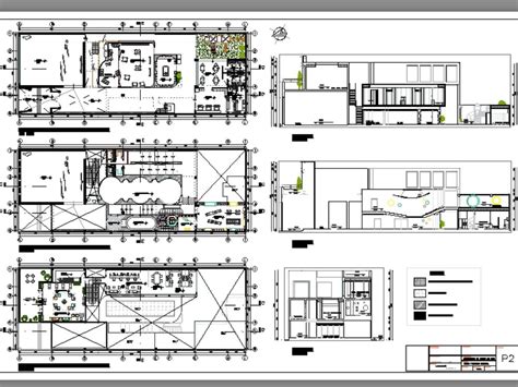 Sala Espositiva In AutoCAD Libreria CAD