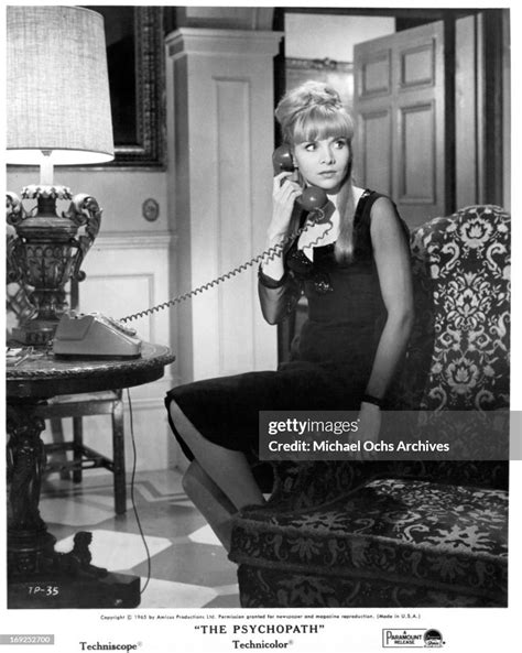 Judy Huxtable Talks On The Phone In A Scene From The Film The News