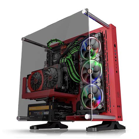 Thermaltake Core P3 Tg Red Edition With Tt Gaming Riser Cable Au