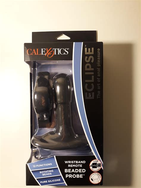 Calexotics Eclipse Beaded Probe W Wrist Watch Remote Rechargeable