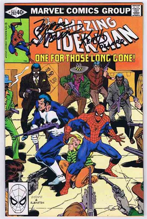 Amazing Spider Man 202 VF NM Signed W COA Marv Wolfman Keith Pollard