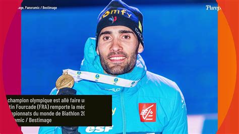 Martin Fourcade Et Son Crew Rare Photo Du Champion Avec Sa Femme