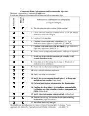 CE1 Parenteral Medication Administration FINAL 11 Docx Did Not