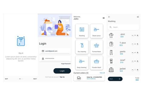 Free Flutter Laundry App Template OverHive