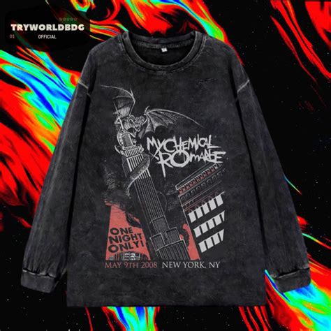 Jual Tryworldbdg Official My Chemical Romance Long Sleeve Kaos