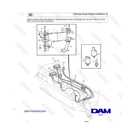 Volvo Penta TMD41A TMD41B D41A D41B TAMD41A TAMD41B AQAD41A AD41A AD41B