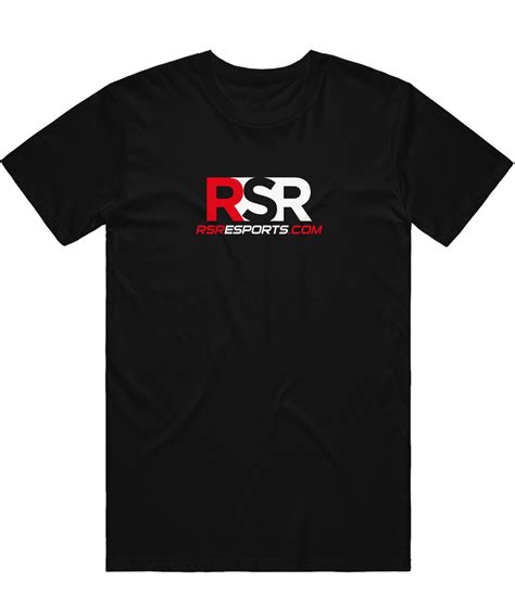 Rsr Logo Tee Black Custom Esports Jersey By Arma