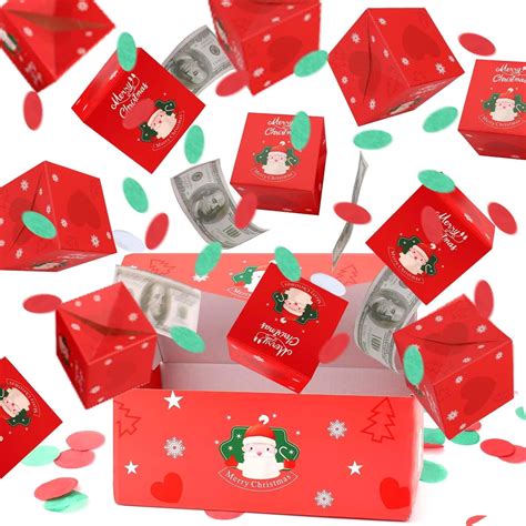 Christmas Surprise T Box Christmas Explosion T Box With Confetti Creating Most Surprising