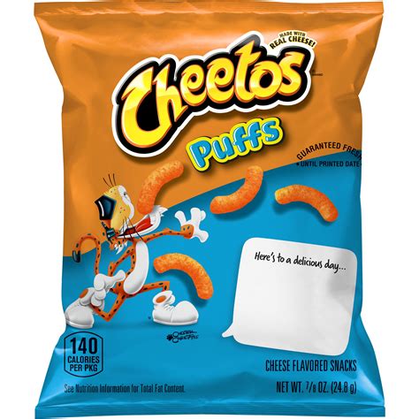 Shop Cheetos Puffs Cheese Flavored Snack Chips 0 875oz Bag Great