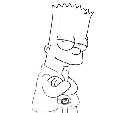 Bart Simpson Drawing At Getdrawings Free Download