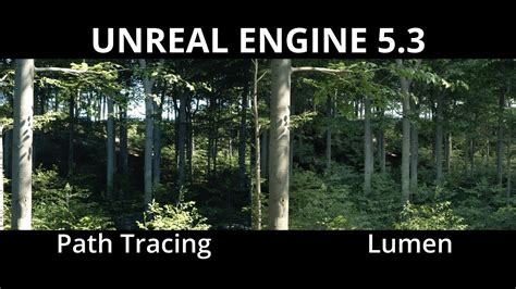 Unreal Engine Path Tracing Vs Lumen Youtube