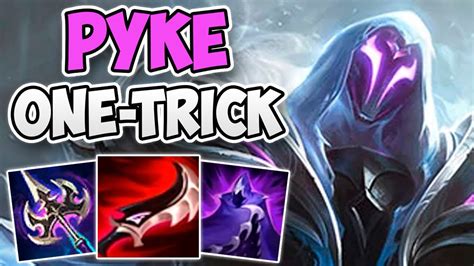 Challenger Pyke One Trick Dominating With Pyke Mid Challenger Pyke