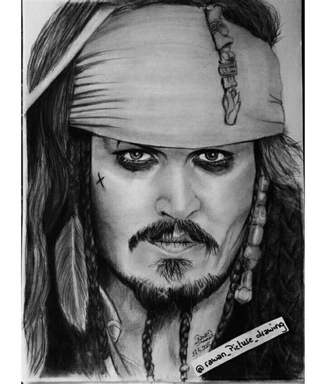 Johnny Depp A Size Portrait By Rawan Shouman Follow Instagram For More