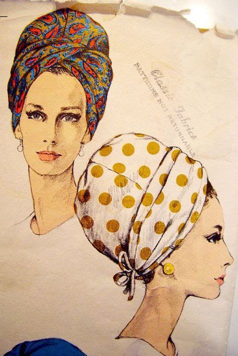 Vogue Hat Pattern By Halston Of Bergdorf Goodman Early 1960s Or Late 1950s Hat Pattern