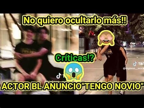 ACTOR BL REVELÓ TENGO NOVIO NO PUEDO OCULTARLO MÁS CRITICAN SU