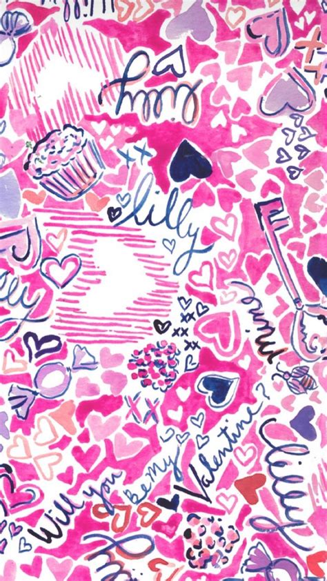 Lilly Pulitzer Valentine S Day Wall Paper Lily Pulitzer Wallpaper