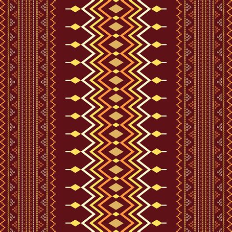 Ethnic Seamless Pattern Aztec Tribal Art Fabric Print Home Decoration