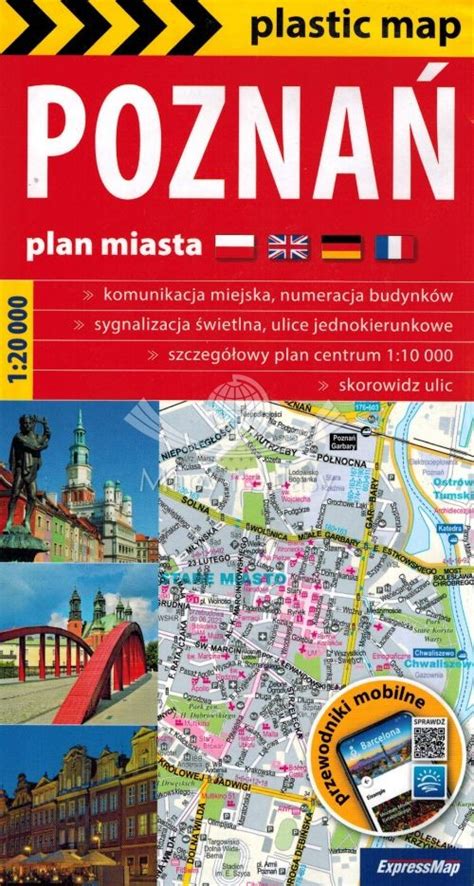 POZNAŃ MAPA TURYSTYCZNA PLAN MIAST EXPRESSMAP