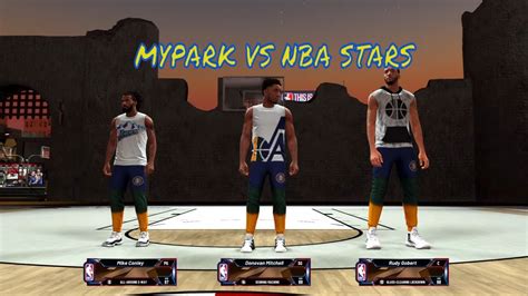 NBA 2K20 PLAYING MYPARK COURT CONQUEROR AGAINST NBA STAR YouTube