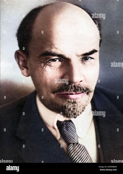 Vladimir Lenin 1870 1924 Russian Revolutionary About 1920 Stock Photo