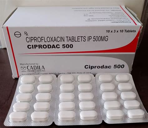 Ciprodac Tablet Mg At Rs Stripe Ciprofloxacin Hcl Tablets In