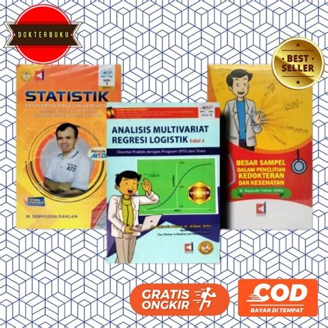 Jual Paket Buku Besar Sampel Sopiyudin Statistik Untuk Kedokteran