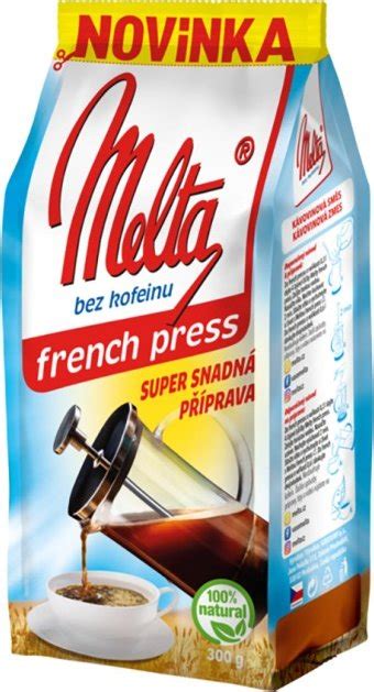 Foto Káva Kávoviny Melta French Press bez kofeinu 300 g Zbozi cz