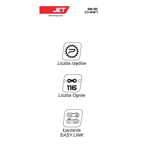 JET M50 kerékpárlánc 7 sebességes kerékpárokhoz 1 2 x 3 32 7 3 mm