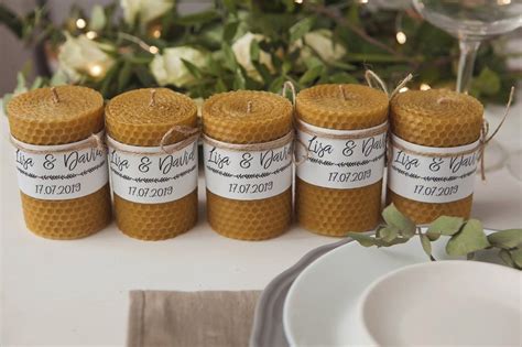 Custom Candle Wedding Favor Personalized Bridesmaid Candle Set Etsy