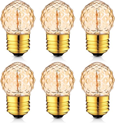 Hcnew E26 Led Bulb G40 Mini Globe Bulb Night Light 1W Equivalent To 10