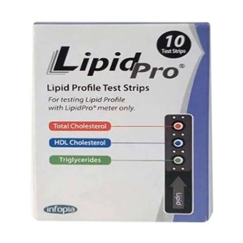 Lipidpro Lipid Profile Test Strips Meg Medius