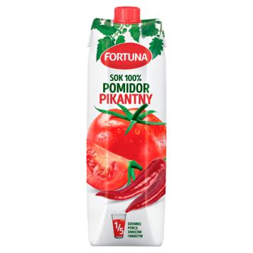 Fortuna Sok Pomidorowy Tabasco 100 1000 Ml Frisco Pl