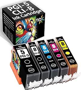 Amazon Pack Colorprint Compatible Pgi Cli Ink Cartridge