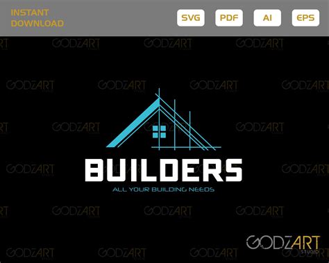 Builders Construction Logo Editable Artwork Ai Pdf Etsy España