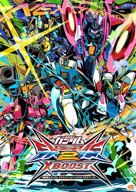 The poster for Gundam Extreme VS 2 Xboost looks so gooooooooood : Gundam