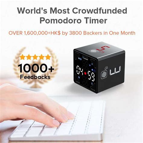 Ticktime Llano Cube Pomodoro Timer Smart Timer Pomodoro