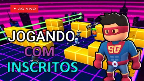 Live Stumble Guys Ao Vivo Jogando Os Inscritos Youtube